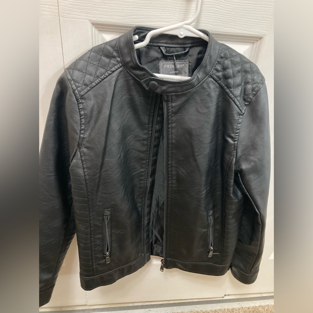 Faux leather jacket Moto.
